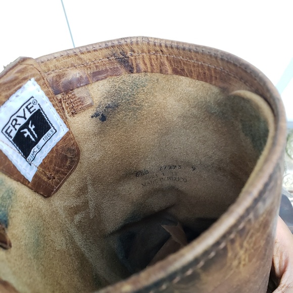 🚫SOLD🚫Frye Antique Brown Tall Engineer Boots 6.5 - Picture 8 of 8